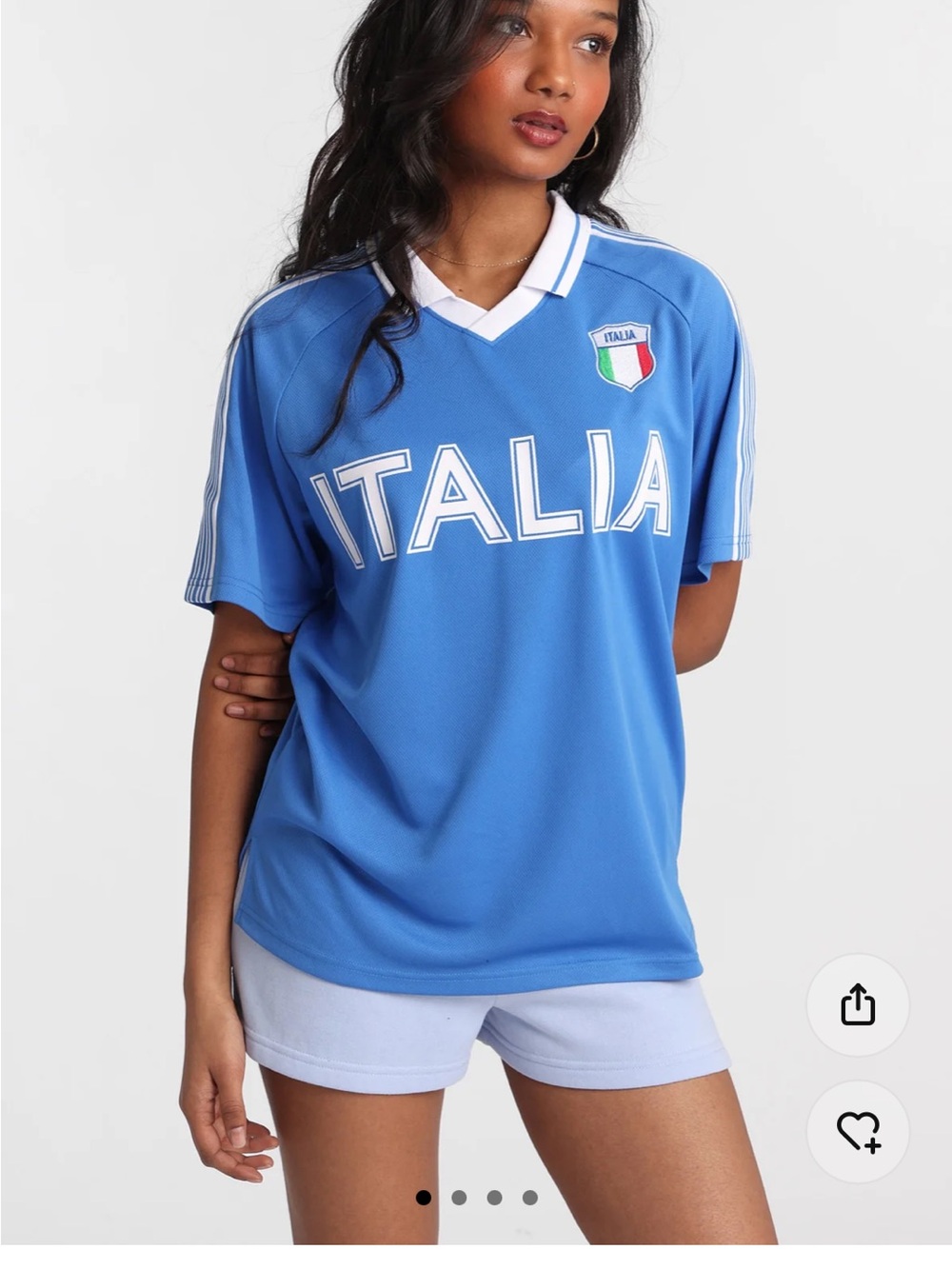 Bluenotes Blue Italia Soccer Jersey